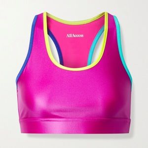 All Access Bandier Purple Front Row Sports Bra